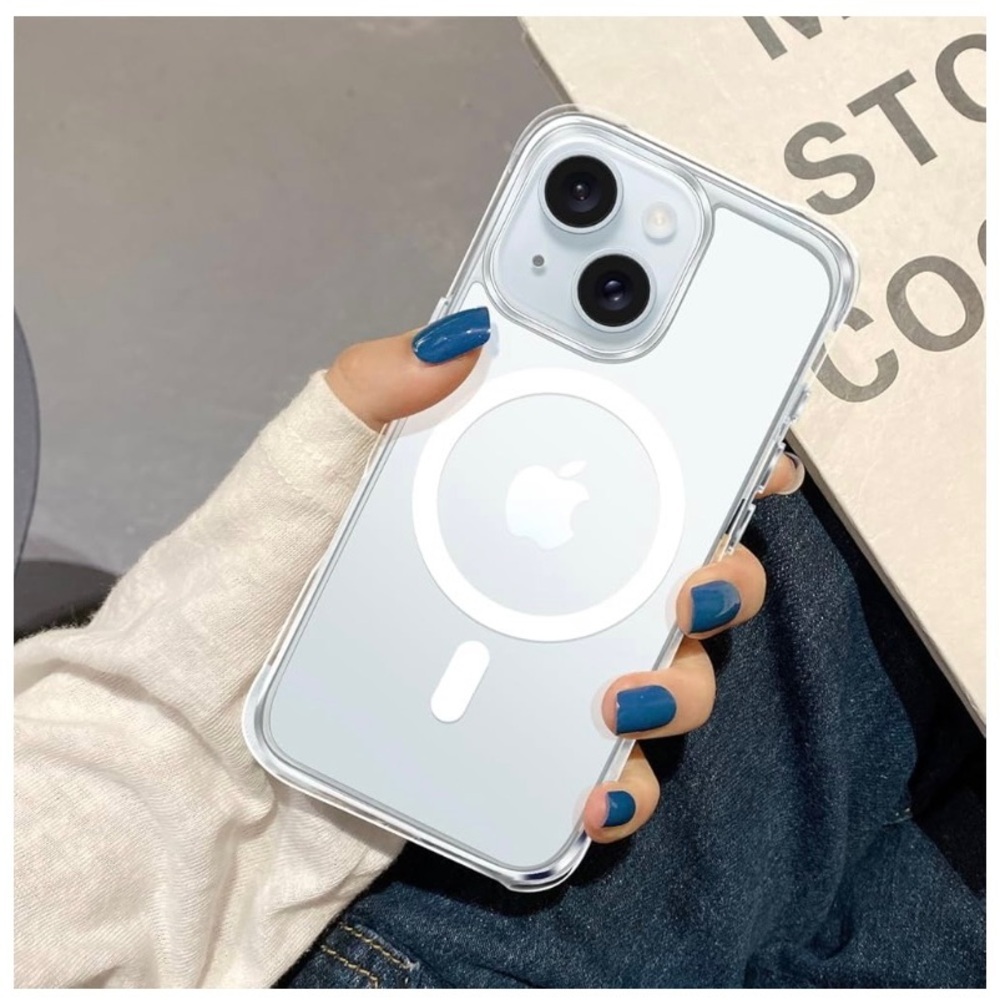Mkeke for iPhone 14 Case Clear Compatible with Magsafe Military-Grade Protection